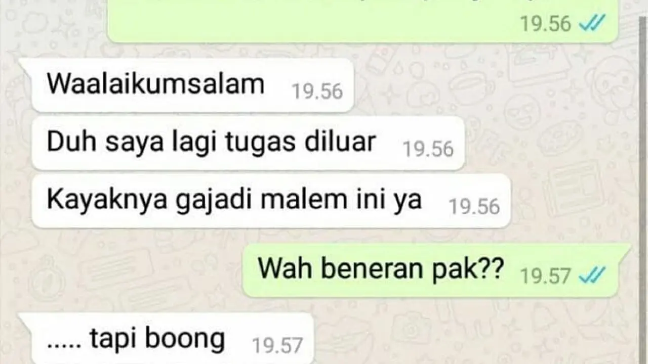 chat kocak mahasiswa dan dosen (foto: brilio)