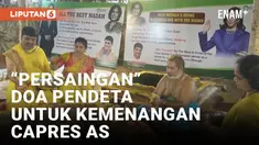 Menjelang pemilu AS, sejumlah pendeta Hindu di India menggelar doa untuk kemenangan kandidat yang mereka dukung.