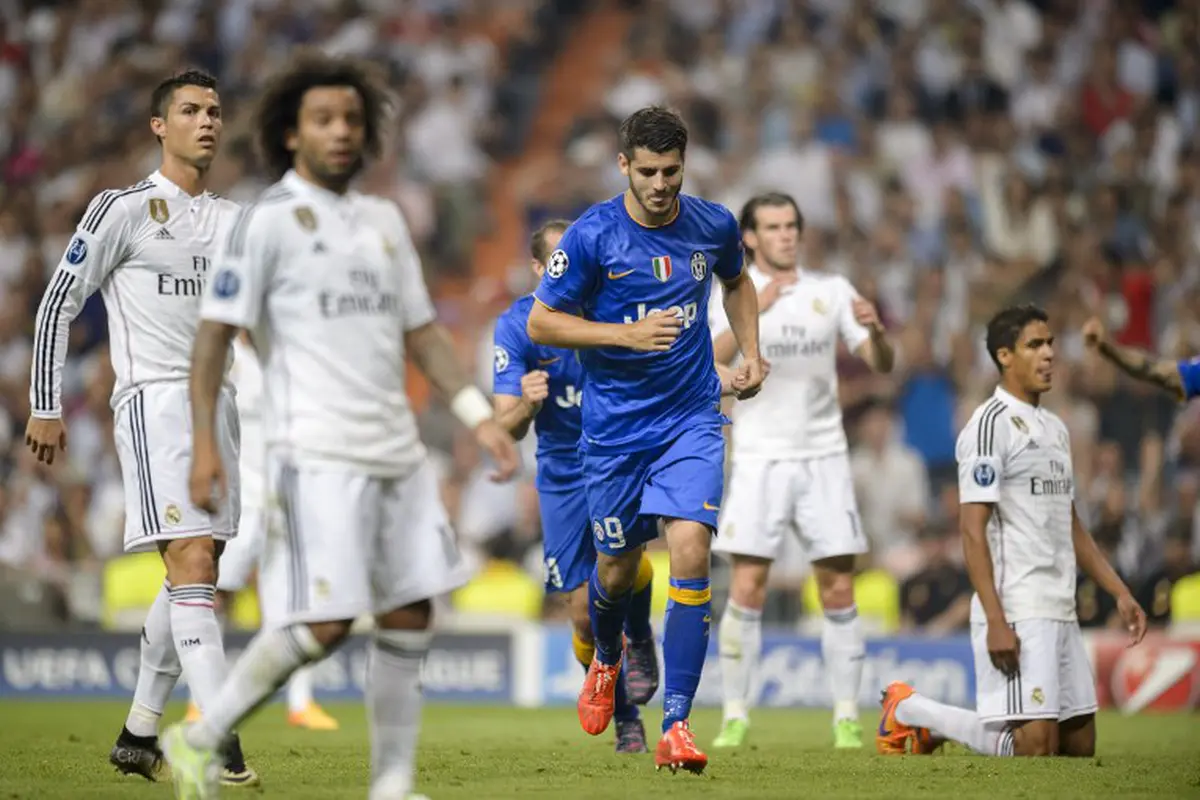 Alvaro Morata (2)- Real Madrid vs Juventus