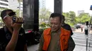 KPK kembali memperpanjang masa penahanan Ade Swara tersangka kasus dugaan suap dengan pemerasan terhadap PT Tatar Kerta Bumi selama 30 hari, Jakarta, (14/10/14). (Liputan6.com/Miftahul Hayat)