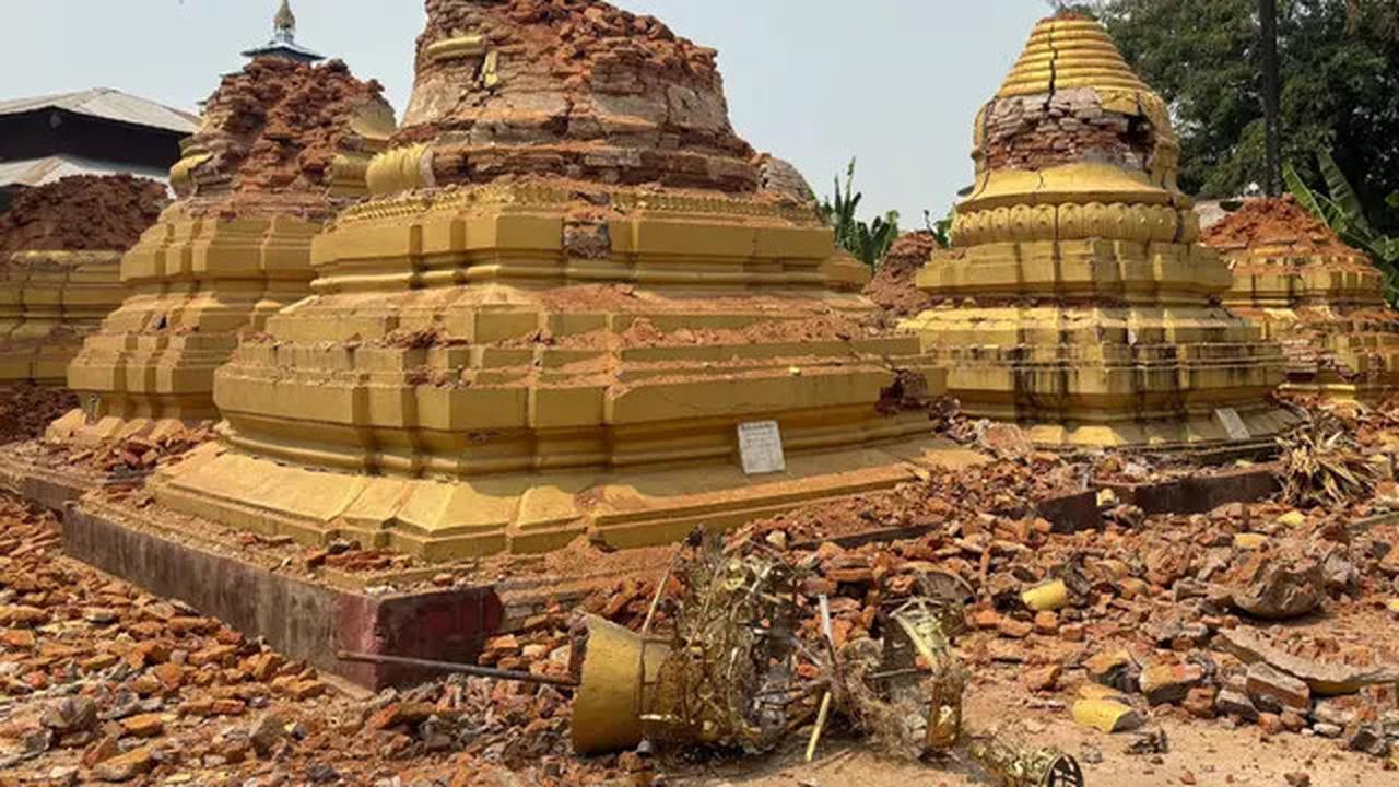 Parahnya Gempa Myanmar, Istana di Thailand Rusak dan Jembatan Runtuh