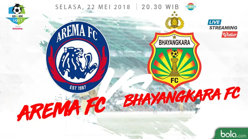 Arema FC Vs Bhayangkara FC