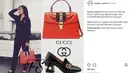 Prilly Latuconsina, memang tak pernah gagal soal penampilan. Untuk itu, ia rela mengeluarkan uang Rp. 15.410.000 untuk membeli sepatu bermerek Gucci seperti yang ada di foto ini. (Instagram/fashion_selebrit)