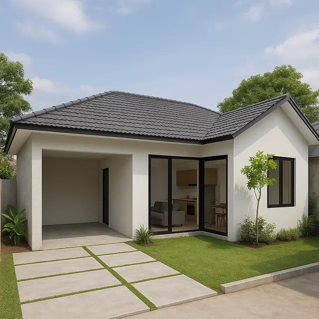 Rumah yang Cocok Dibangun di Lahan 6x9 (Foto: ChatGPT)