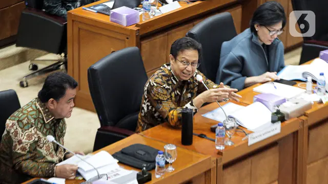 Menteri Kesehatan Budi Gunadi Sadikin Bersama DPR Bahas Strategi Kesehatan Tahun 2023