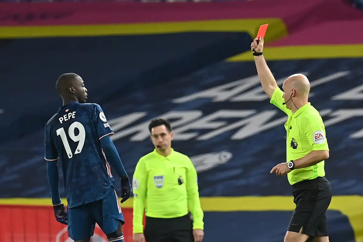 Gelandang Arsenal, Nicolas Pepe.