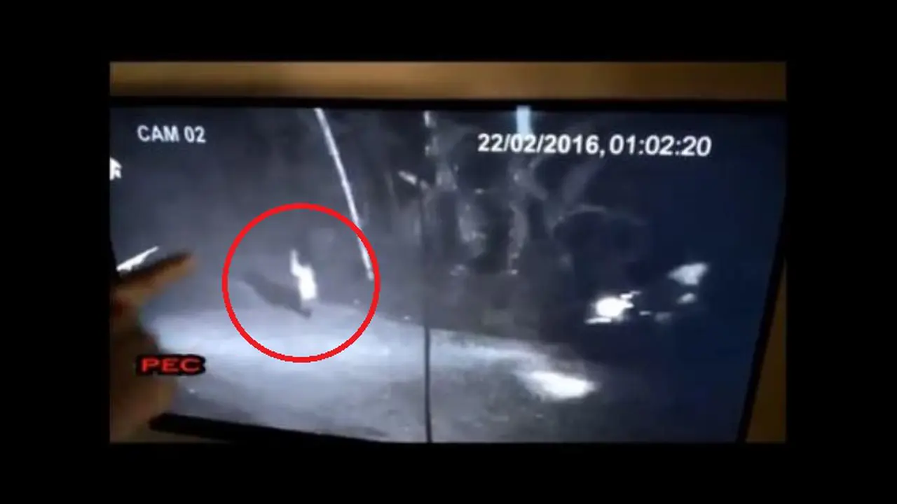 Merinding, Kuntilanak Terekam Jelas di Kamera CCTV!