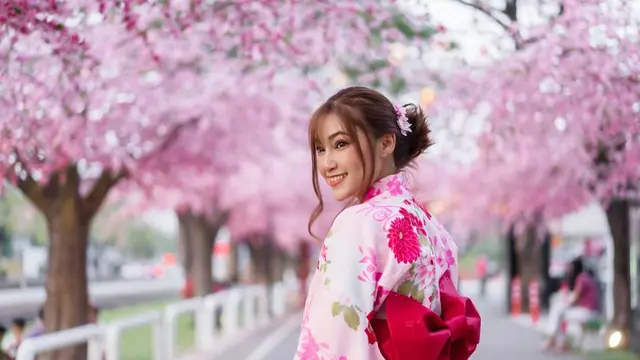 Ilustrasi perempuan Jepang/freepik.com/geargodz