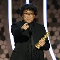 Sutradara Parasite, Bong Joon Ho. (Paul Drinkwater/NBC via AP)