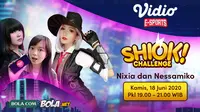 Program SHIOK Challenge dari Vidio eSports kembali lagi. (Sumber: Vidio)