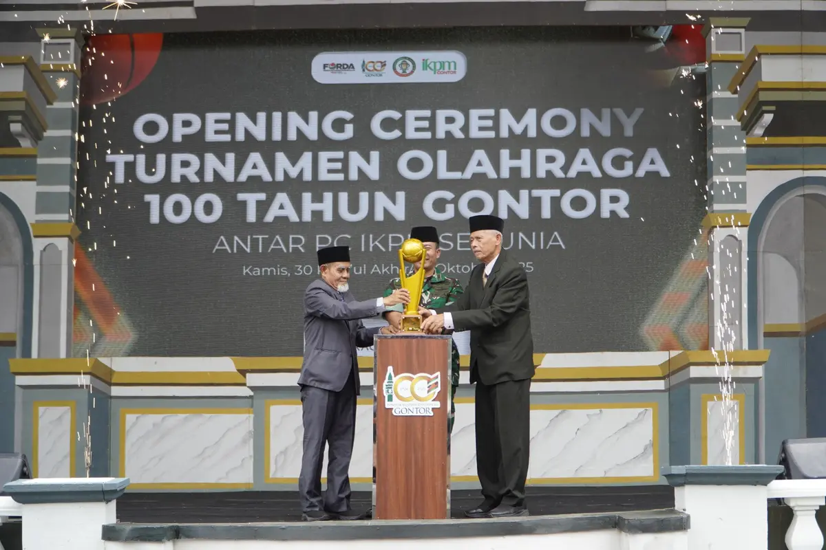 Ribuan alumnus Pondok Modern Darussalam Gontor (PMDG) dari berbagai negara mengikuti Turnamen Olahraga Antar PC Ikatan Keluarga Pondok Modern (IKPM) se-Dunia. (Istimewa)