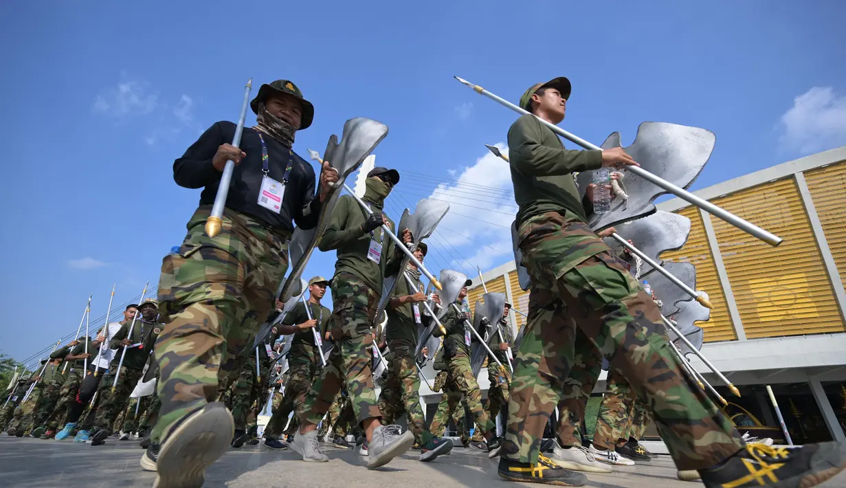 11 negara, termasuk Indonesia bakal bertanding di ajang Pesta olahraga tingkat Asia Tenggara tersebut. (MOHD RASFAN/AFP)