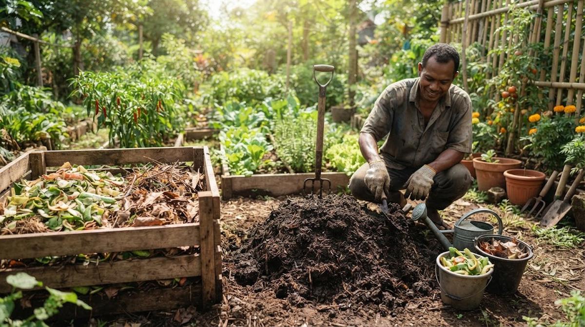 Cara Membuat Pupuk NPK Alami Padat lewat Pengomposan