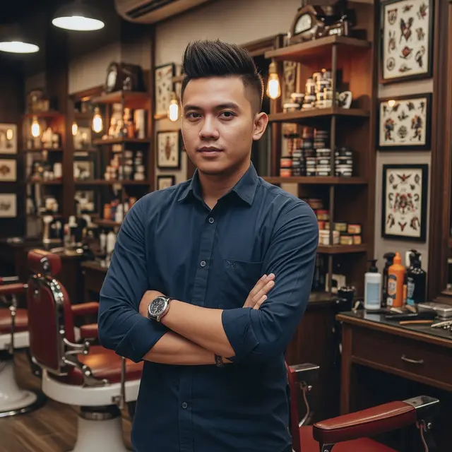 Model Rambut Pria Pendek Berdiri