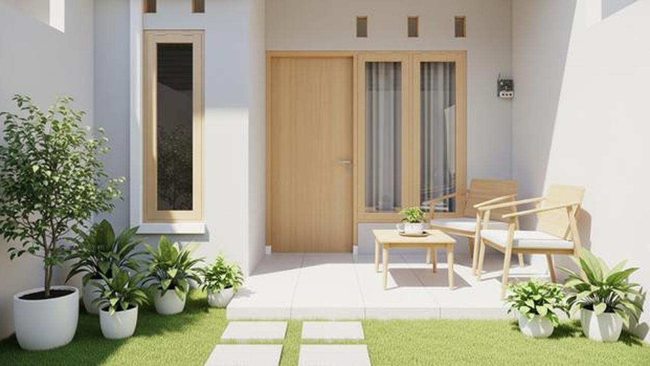 10 Desain Teras Sederhana dengan Area Hijau untuk Rumah Lebih Fungsional