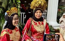 Istana Merdeka Semarak Jelang Upacara HUT ke-80 RI, Warga Tampil dalam Balutan Adat Nusantara