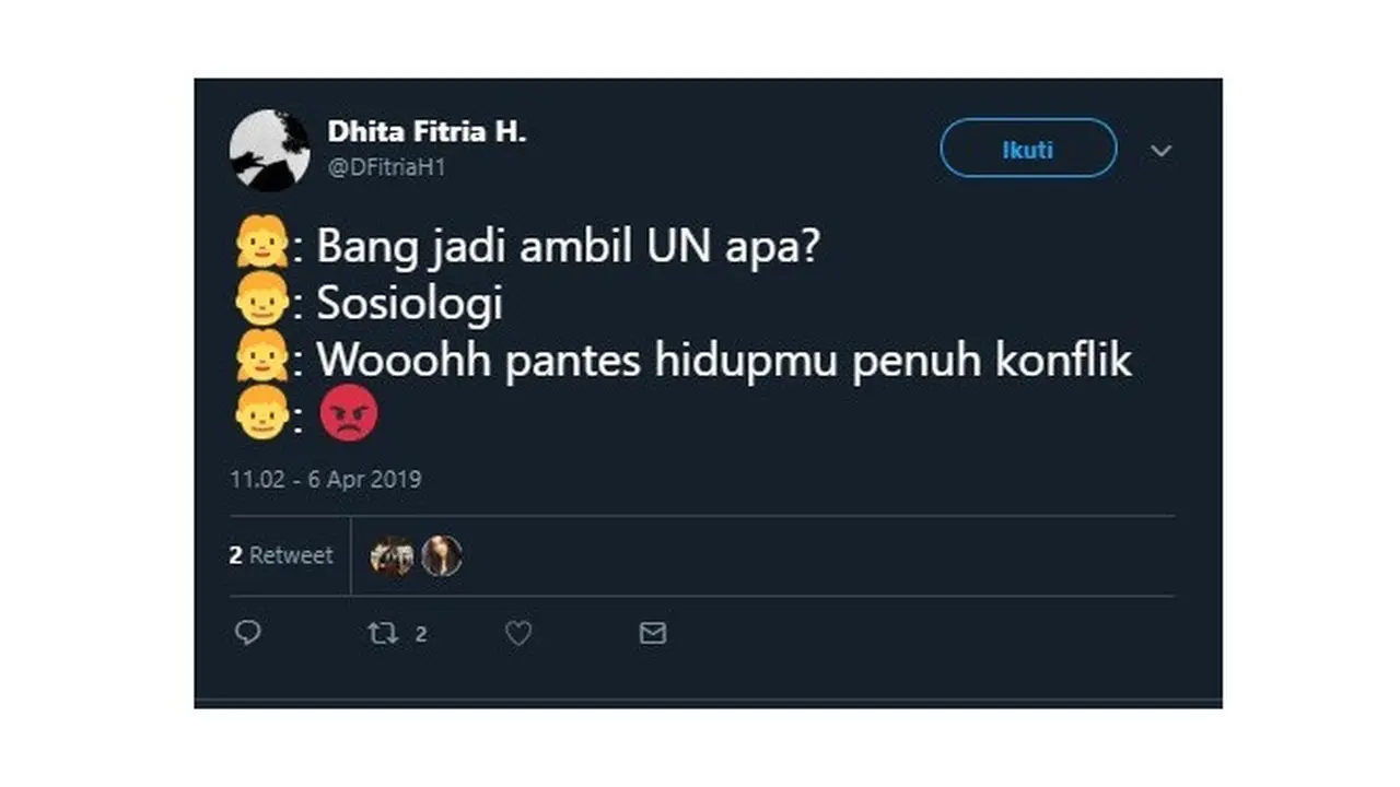 Jawaban Netizen Tentang UN Ambil Apa