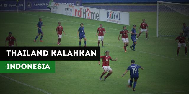 VIDEO: Highlights Piala AFF U-16 Putri, Indonesia Vs Thailand