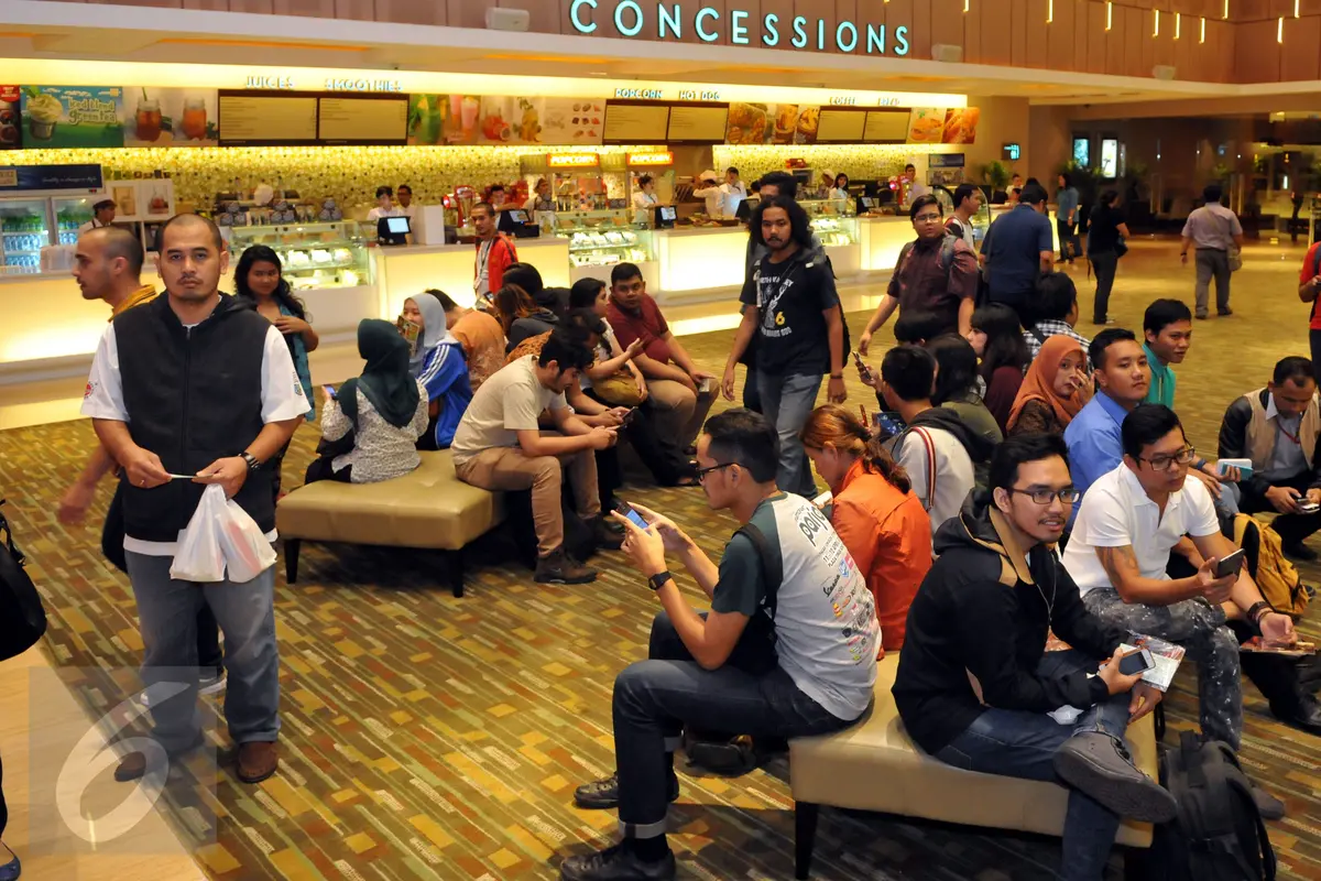 Suasana Seru Nobar Film Terminator Genisys