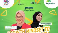 Webinar yang digelar PT Pegadaian dengan tajuk &lsquo;Growth Mindset to Grow Your Wealth&rsquo;. (Foto: Istimewa)