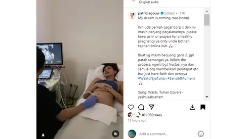 Sempat Keguguran, Patricia Gouw Umumkan Kehamilan Pertama - ShowBiz  Liputan6.com