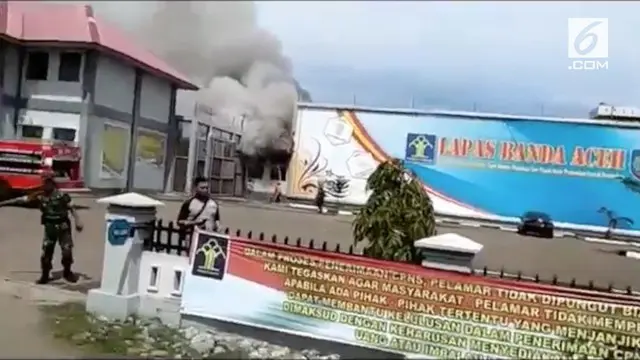 Kerusuhan yang terjadi di Lapas Klas II A Banda Aceh yang berlokasi di Lambaro, Aceh Besar