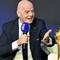Presiden FIFA, Gianni Infantino, berbicara saat pengumuman jadwal pertandingan resmi Piala Dunia FIFA 2026 di Washington, DC, pada 6 Desember 2025. (Roberto SCHMIDT/AFP)