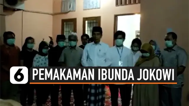 VIDEO: Ibunda Jokowi Akan Dimakamkan di Samping Makam Suami