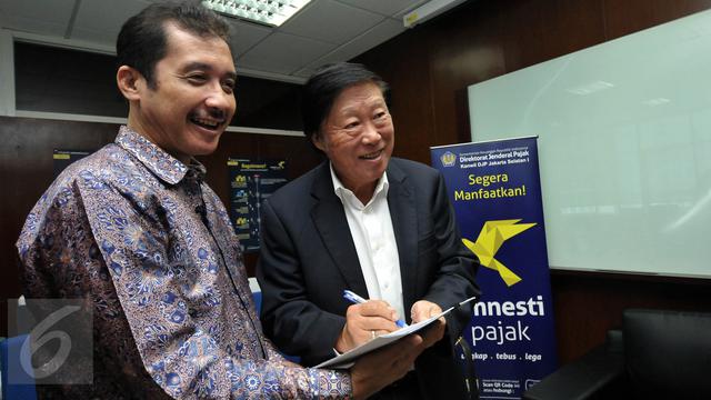 20160919 Sambangi Kantor Pajak, Murdaya Poo Ikut Tax Amnesty