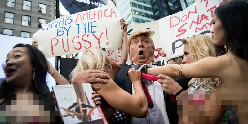 20161026-Wanita-Seksi-AS-Donald-Trump-AFP