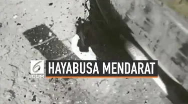 Satelit Jepang Hayabusa 2 sukses mendarat di asteroid Ryugu. Pendaratan dilakukan pada medan dan jalur manuver yang sulit.
