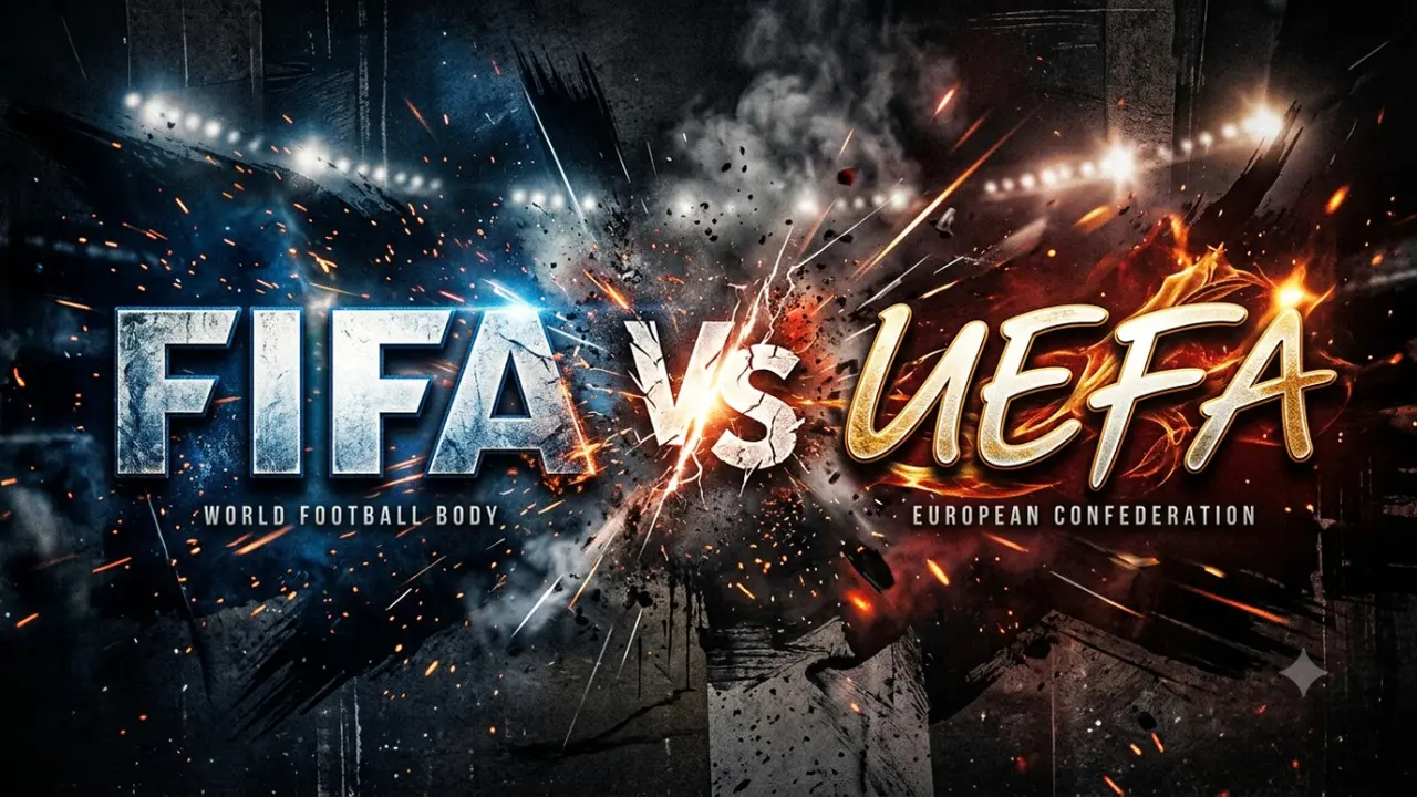 Ilustrasi FIFA Vs UEFA