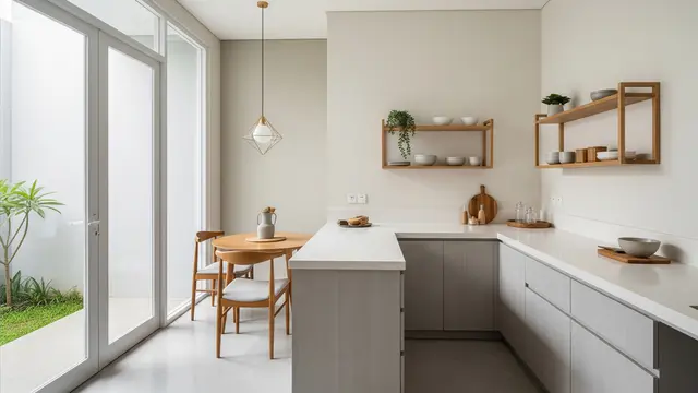 Dapur Tanpa Pembatas Dinding