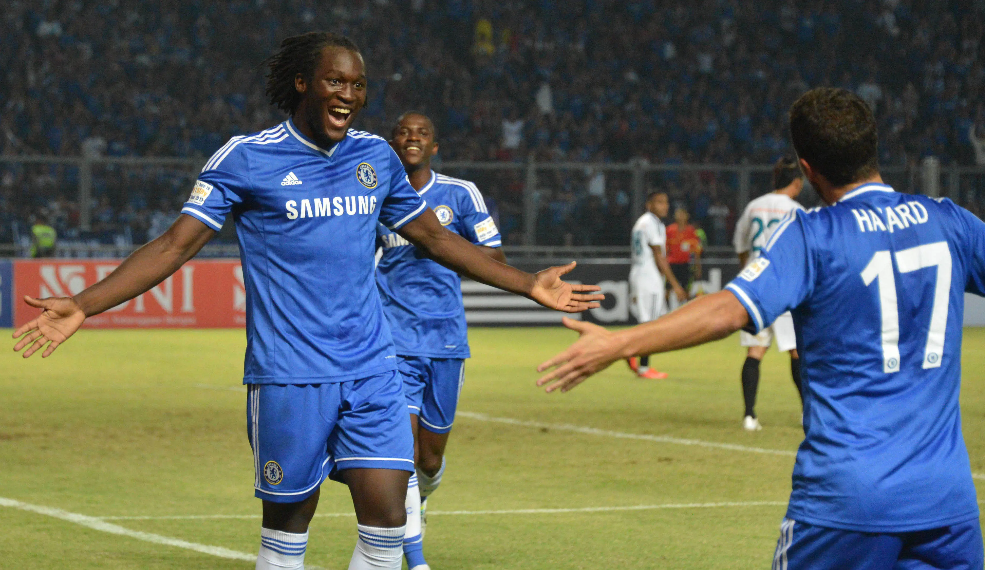 Romelu Lukaku saat masih berseragam Chelsea. (AFP/Bay Ismoyo)