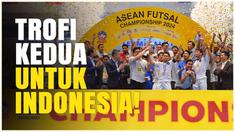 Berita video Timnas Futsal Indonesia berhasil keluar sebagai juara di ajang Piala AFF 2024, setelah menghajar Vietnam dengan skor 2-0. Ini menjadi trofi kedua bagi Indonesia.