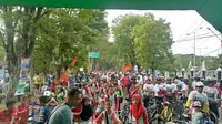Warga Demak Antusias Ikuti Sepeda Nusantara
