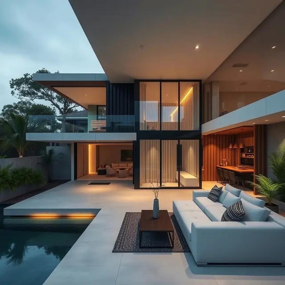 Tampak Depan Model Teras Cor Dak Rumah Minimalis, Inspirasi Desain Masa Kini