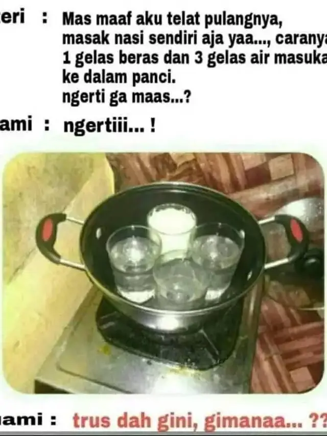 7 Potret Nyeleneh Orang Gagal Masak Nasi Ini Bikin Geleng Kepala