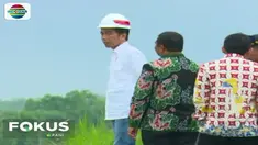 Selain meninjau hasil rehabilitasi irigasi di Desa Lodoyo, Jokowi juga menyempatkan diri berziarah ke makam Bung Karno di Kelurahan Bendogerit, Blitar.