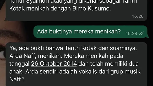 8 Artis ini Coba Meta AI di WhatsApp, Hasilnya Bikin Emosi tapi Lucu. (instagram/tantrisyalindri)