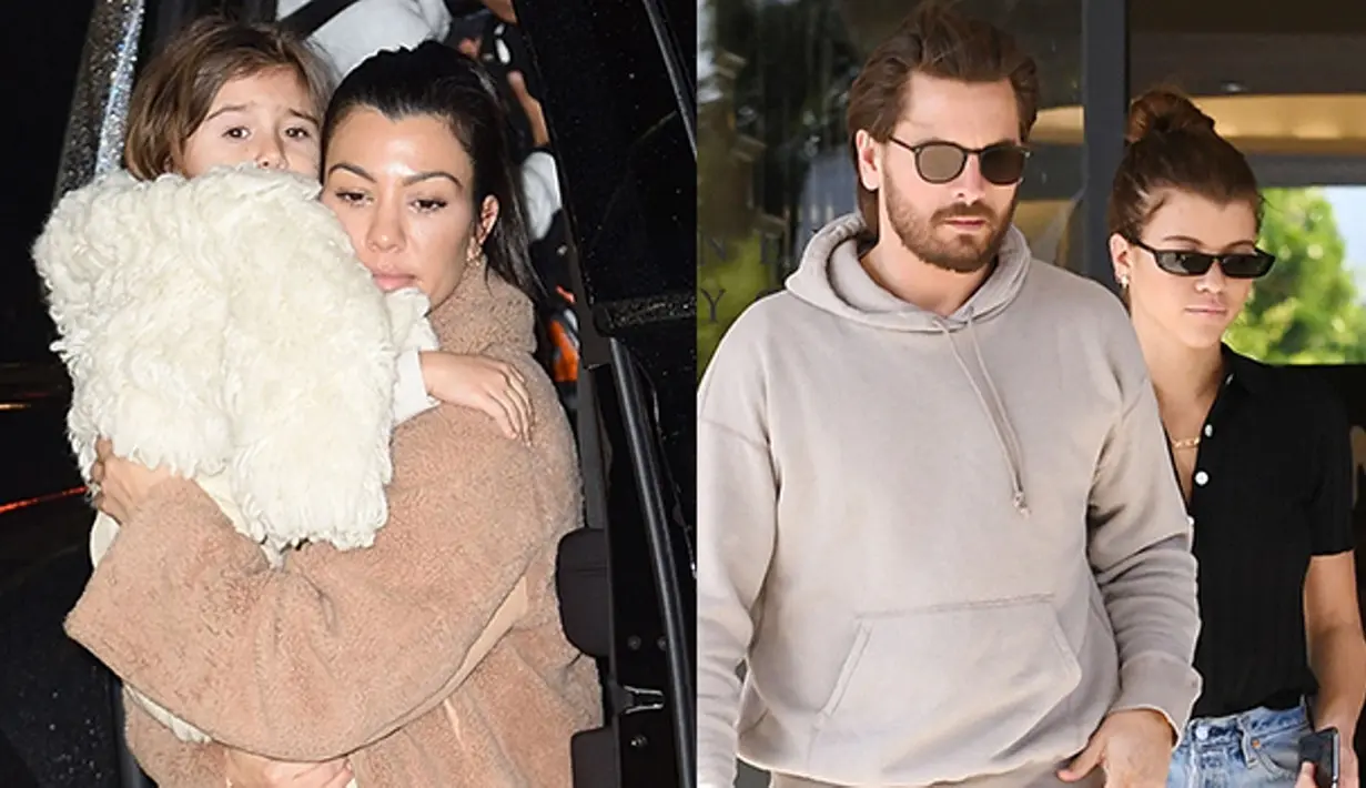Belum lagi Scott Disick ingin hadir membawa Sofia Richie namun Kourtney Kardashian tak ingin hal itu terjadi. (Splash News - HollywoodLife)