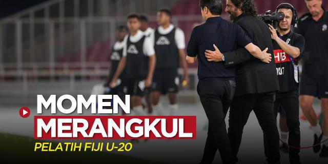 VIDEO: Momen Pelatih Fiji Merangkul Shin Tae-yong setelah Laga Kontra Timnas Indonesia U-20