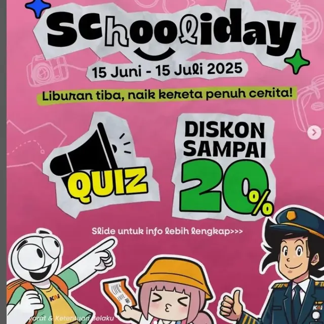 Daftar 29 Rute Kereta yang Diskon 30 Persen di Masa Liburan Sekolah