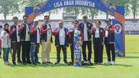 Turnamen Piala Menpora U-12 Liga Anak Indonesia secara resmi dibuka di Stadion Gelora 10 November, Surabaya, Kamis (29/8/2024). (Dok. Kemenpora)