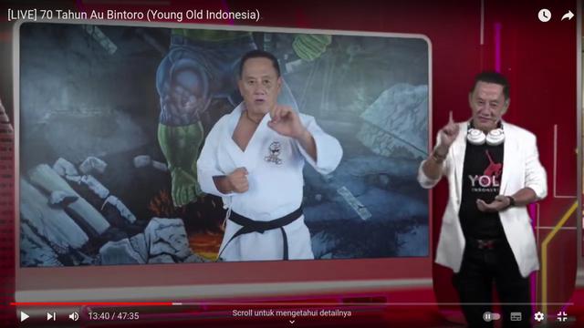 Imelda Fransisca ikut dalam perayaan ultah sang ayah Au Bintoro