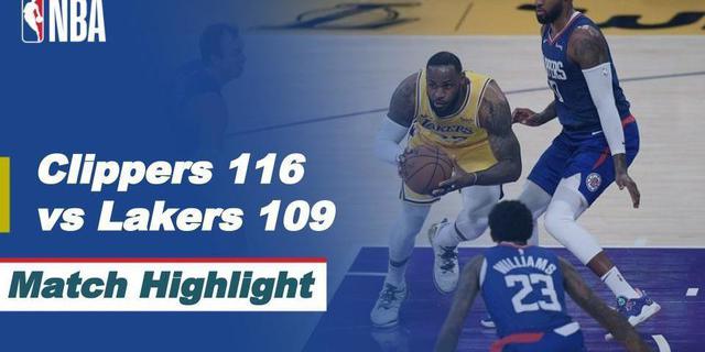 VIDEO: Highlights NBA, LA Lakers Kalah dari LA Clippers di Laga Pembuka Musim 2020/2021