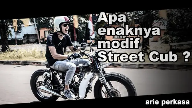 Supra X 125 Disulap Menjadi Street Cub Otomotif Liputan6