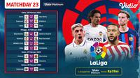 Jadwal dan Live Streaming Liga Spanyol Pekan Ini di Vidio : Elche Vs Real Betis, Real Madrid vs Atletico Madrid