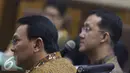 Gubernur DKI Jakarta Basuki Tjahaja Purnama saat menjalani persidangan di Pengadilan Tindak Pidana Korupsi, Jakarta (25/7). Ahok hadir sebagai saksi dalam persidangan kasus suap proyek reklamasi terdakwa mantan dirut APL. (Liputan6.com/Immanuel Antonius)