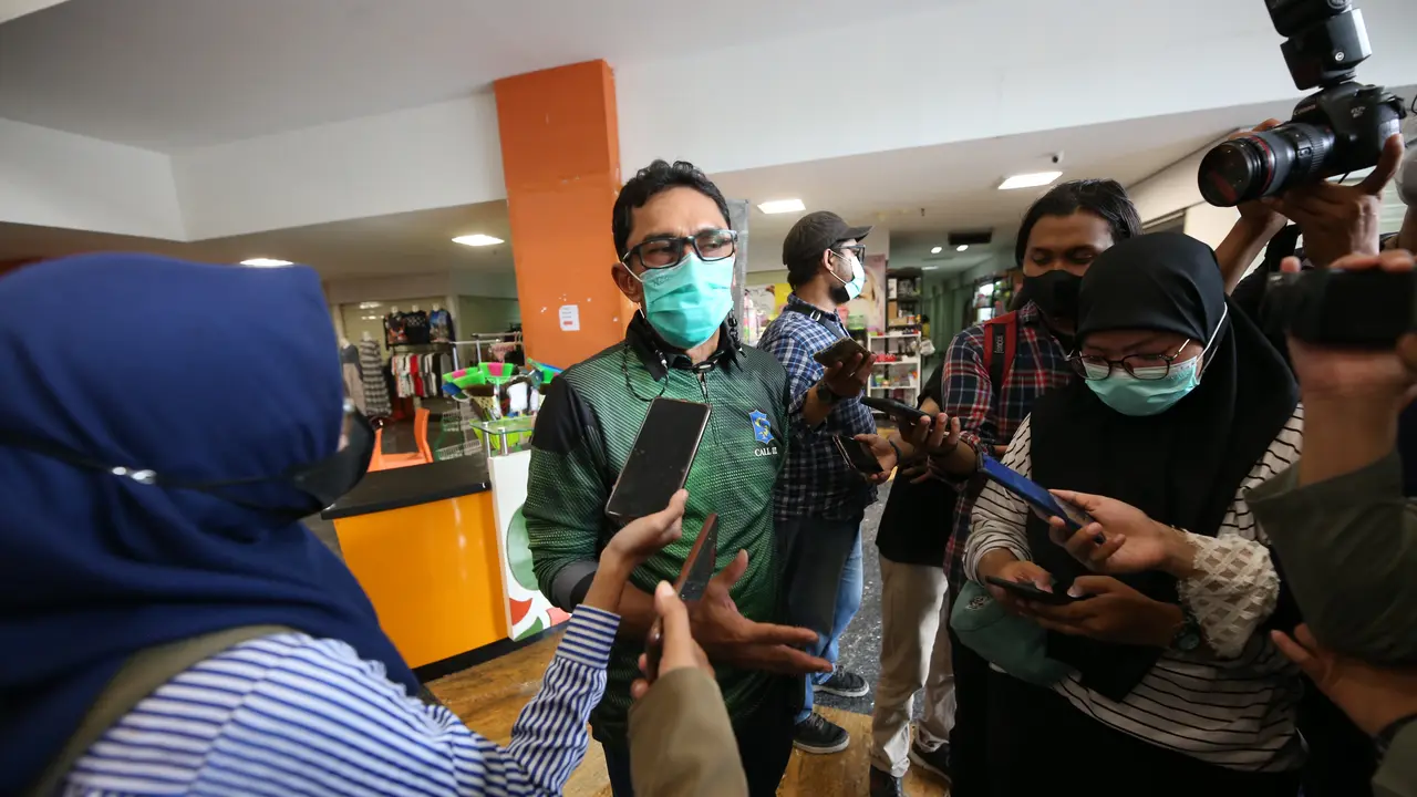 Plt Kepala Badan Penanggulangan Bencana (Daerah) Kota Surabaya, Ridwan Mubarun (Liputan6.com / Dian Kurniawan)